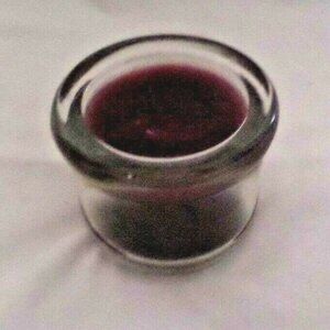 CANDLE-LITE candle Black cherry scent Thick reusable glass bowl